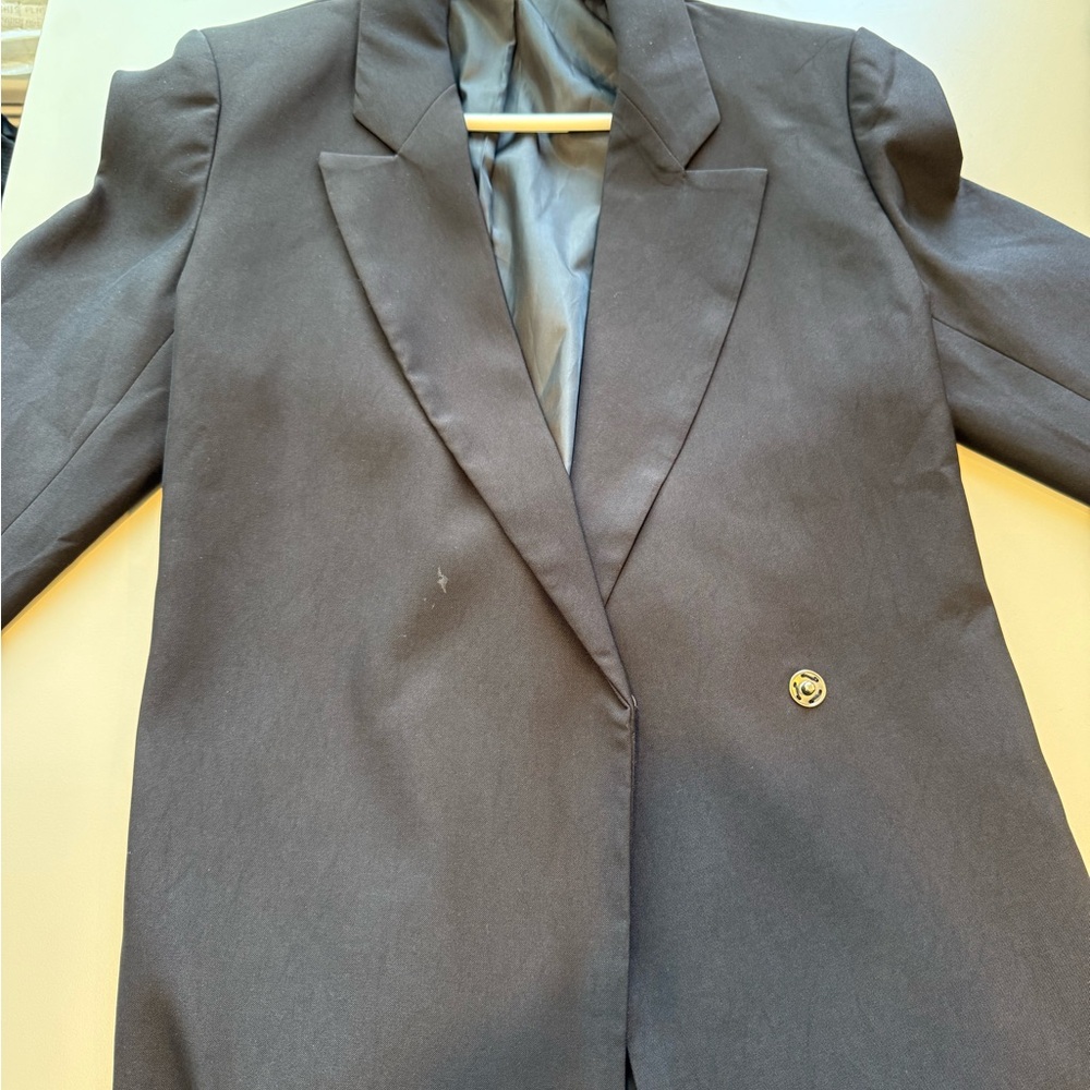 FOREO Gray Sport Coat with Notched Lapels